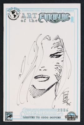 Marc Silvestri | Witchblade Sketch by Marc Silvestri on Art of the Witchblade #1 | mycomicshop.com