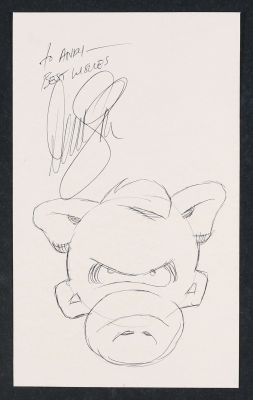 Dave Sim | Cerebus Head Sketch | mycomicshop.com (Buy It Now)