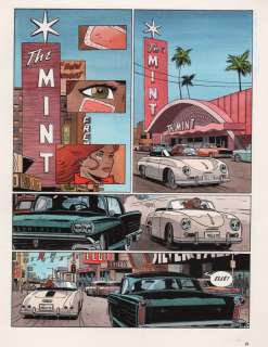 Berthet | Pin-Up, bleu de coloriage accompagné de son film … | Millon