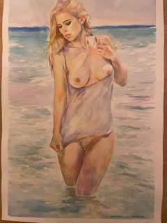 Kateryna Trotsenko | Kateryna Trotsenko Meander - Original drawing - Signed’ - Size: 21 x 30 cm - (2022) | Catawiki
