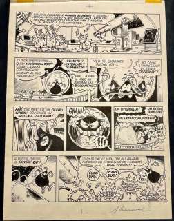 Giorgio Sommacal | Giorgio Sommacal - tavola originale Cattivik n. 16 | Catawiki