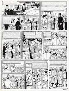 André Juillard | Juillard, André - Planche originale (p.21) Blake et Mortimer T16 - Les Sarcophages du 6ème Continent T1 - (2003) | Catawiki