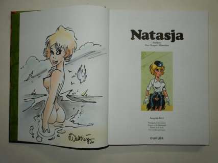 Walthéry, François | Natasja 1 - Integraal - Met originele kleurentekening + ex-libris - Cartonné - EO - (2018) | Catawiki
