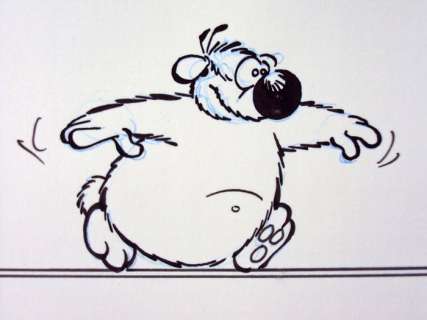 Dupa | Original strip in Indian ink  - Cubitus  - (1990) | Catawiki