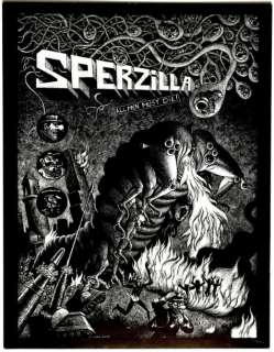 Orhun, Emre (1976) | ORHUN, EMRE "Sperzilla ": Illustration originale d’une affiche éditée | Estim Nation