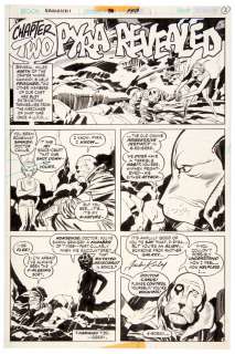 "KAMANDI" #38 JACK KIRBY/#43 CHIC STONE ORIGINAL ART PAGES PAIR. | Hake’s