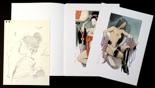 Michetz | Michetz, Marc - Portfolio Il était sept fois n°24 + Dédicace - Signé et numéroté - EO | Catawiki