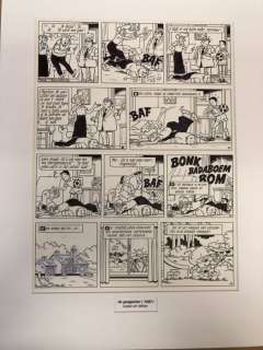 Studio Vandersteen - Paul Geerts | Studio Vandersteen / Paul Geerts - Originele pagina (p.10) Suske en Wiske 225 - De goalgetter - (1990) | Catawiki