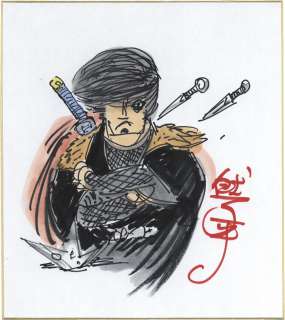 Sanpei Shirato Hand-Drawn Shikishi "Ninja Bugei-Cho" | Mandarake (Big Web)