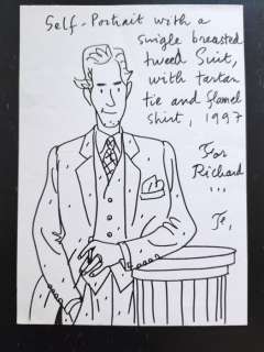 Floc’h | Floc’h, Jean-Claude - Dessin original dédicacé - Self portrait - (1997) | Catawiki