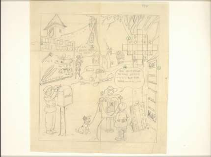 Carlson- Original Pencil | Russ Cochran