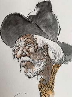 Hermann | Hermann - Dessin original couleur - Duke | Catawiki