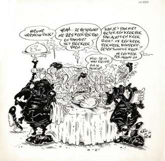 Schreurs, Eric | Schreurs, Eric - Originele tekening - Dick van Bil - (1990) | Catawiki