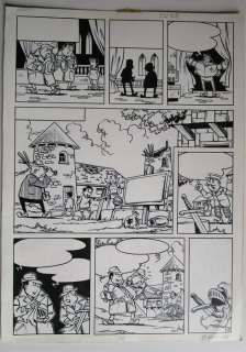 Studio Vandersteen | Studio Vandersteen - Originele pagina (p.28 - eindplaat) Jerom - De vurige ruiter - (1975) | Catawiki