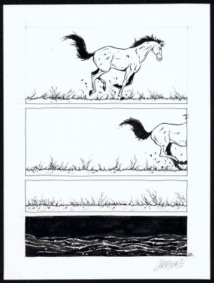 Christophe Chabouté | Tout seul - Planche originale N°67 | Daniel Maghen