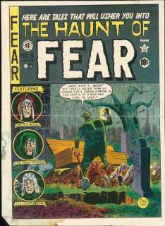 EC Haunt of Fear No.5 Cover Proof (1951) | Russ Cochran