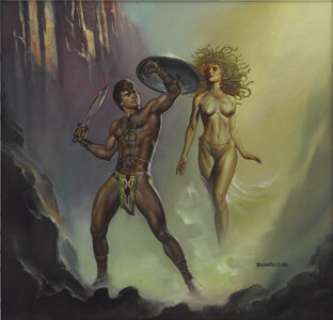 Boris Vallejo Perseus Defeats Medusa Painting Original Art (1988). In this Boris mythological masterwork, based -