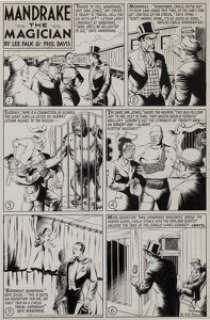 Phil Davis Mandrake the Magician Sunday Comic Strip Original Art dated 6-25-44 (King Features Syndicate, - | Heritage