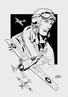 De Luca, Giuseppe | De Luca, Giuseppe Illustrazione originale - Buck Danny - versione inedita | Catawiki