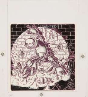 Kevin Eastman and Peter Laird Gobbledygook #1 Cover Original Art (Mirage Studios, 1984). Gobbledygook is famous -