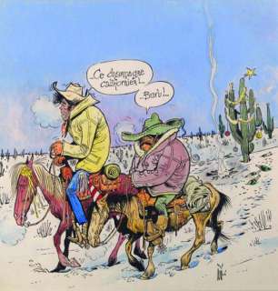 Jije | JERRY SPRING Champagne californien...Beurk! Superbe illustration couleur | Kahn et Associés