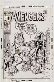 John Buscema and Tom Palmer Avengers #78 Man-Ape Cover Original Art (Marvel, 1970). Even in defeat, the bravery of - | Heritage
