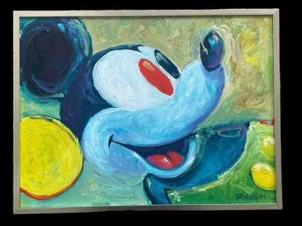 Eric Robison | Disney - Hey, Ya Fellas! - original oil painting by Eric Robison on canvas - framed - Page volante - (2010) | Catawiki