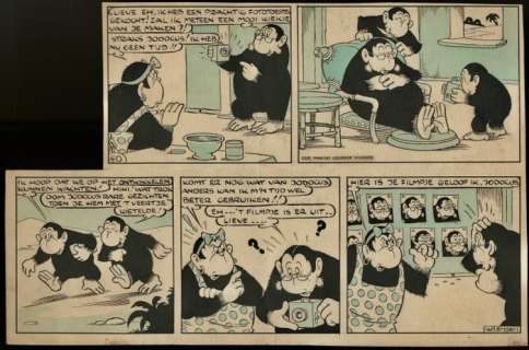 Lensen, Wim | Lensen, Wim - Originele pagina - Sim en Pans - (1948) | Catawiki