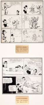 James Swinnerton Little Jimmy with Canyon Kiddies Comic Strip Original Art Group (1920-34). After his health scare -