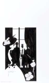 Kevin O‘Neill Absolute League of Extraordinary Gentlemen Vol. 1 Bloomsbury Quintet Pin-Up Original Art (Titan -