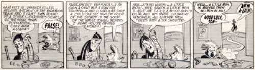 Harvey Kurtzman Pot-Shot Pete Try-Out Daily Comic Strip Original Art (c, 1949-52). A daily strip spin-off - | Heritage