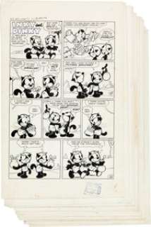 Joe Oriolo Inky and Dinky #2 Complete Issue Original Art Group (Harvey, 1957). All 23 pages of story art from -