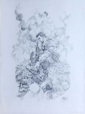 Carles Prunés - Dibujo original - Vietnam - 1985 | todocoleccion (Buy It Now)