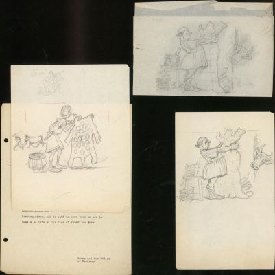 Carlson-Original Art (3 Pieces) | Russ Cochran