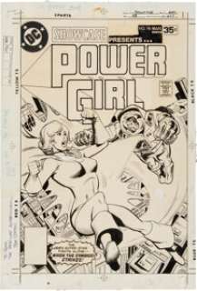 Joe Staton and Dick Giordano Showcase #98 Cover Power Girl Original Art (DC, 1978). Power Girl got her own -