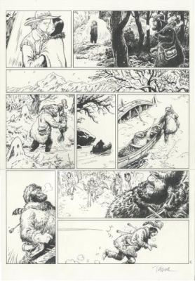 Olivier Taduc | Go West, Planche 5 | Galerie 9ème Art