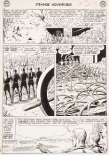 Murphy Anderson Strange Adventures #150 "The Plant That Hated Humans!" Page 15 Atomic Knights -