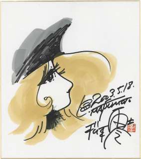 Leiji Matsumoto Hand-Drawn Color Shikishi "Galaxy Express 999" Maetel | Mandarake (Big Web)