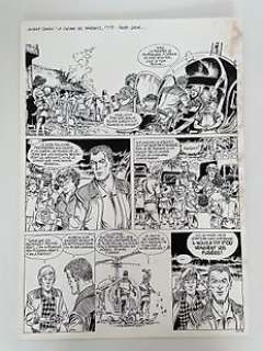 Paape, Eddy - Paape, Eddy - Originele pagina - Johnny Congo T2 - La Flèche des ténèbres - (1993)