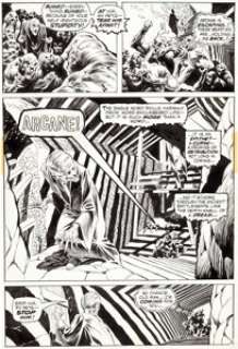 Bernie Wrightson Swamp Thing #2 "The Man Who Wanted Forever" Page #22 Original Art (DC, 1972-73). - | Heritage