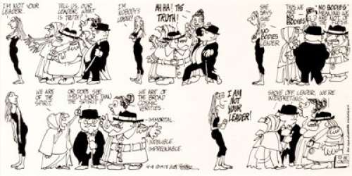 Jules Feiffer Feiffer Sunday Comic Strip Original Art dated 4-9-78 (Field Newspaper Syndicate, 1978). An -