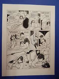 Fernando Caretta - Selen n. 8 - Tavola Originale Erotica - Fernando Caretta "Figlie" - Page volante - Exemplaire unique - (1988)