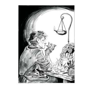 Gaëlle Hersent - Le Boiseleur - Planche originale (p 31)