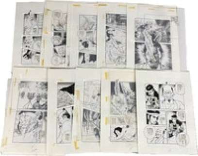 Ken Tsukikage Manuscript "Sengoku Busho Retsuden Hashiba Hideyoshi Hen" 24 sheets (handwriting and printing mixed) | Mandarake (Big Web)