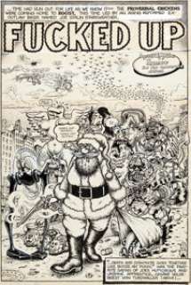 Robert Crumb, Gilbert Shelton, and Others San Francisco Comic Book #3 Complete 4-Page Jam Story Original -