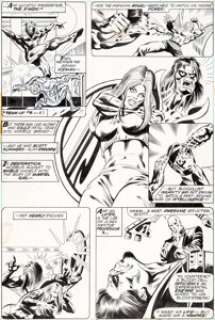 Paul Gulacy and Jack Abel Adventure Into Fear #20 Page 7 X-Men Original Art (Marvel, 1974). The first-ever -