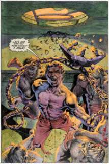 Tim Conrad Epic Illustrated #2 Almuric Story Page 17 Original Art (Marvel, 1980). Only a man of Herculean - | Heritage