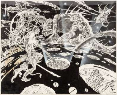Alex NiÃ±o Satan’s Tears: The Art of Alex NiÃ±o Illustration Original Art (Land of Enchantment, 1977).... | Heritage