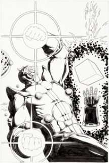 Jim Starlin Marvel Universe: The End #5 Splash Page 3 Original Art (Marvel, 2003).... | Heritage
