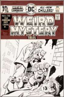Joe Orlando and Bill Draut Weird Mystery Tales #24 Cover Original Art (DC, 1975).  An unlucky customer - | Heritage
